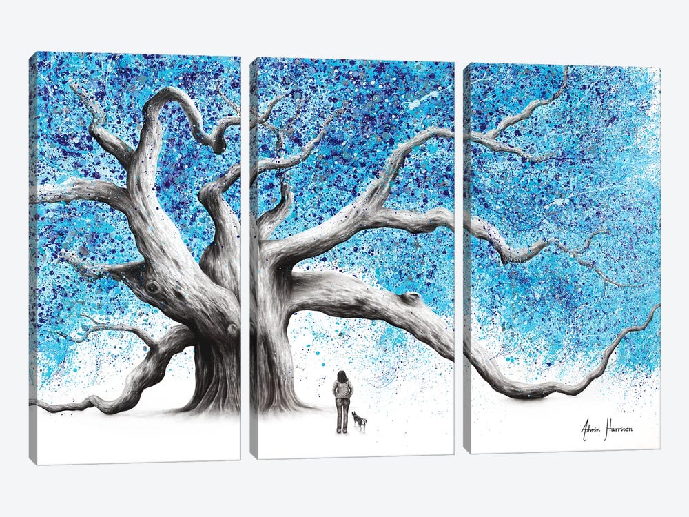 The Winter Walk Tree by Ashvin Harrison 3-piece Canvas Wall Art