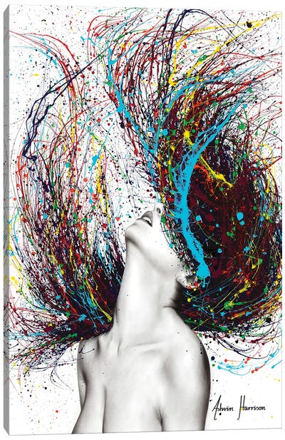Excite Canvas Art Print - Hyper-Realistic & Detailed Drawings