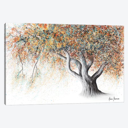 Rusty Autumn Tree Canvas Art Print