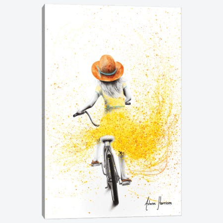 Her Sunshine Ride Canvas Print #VIN634} by Ashvin Harrison Canvas Print
