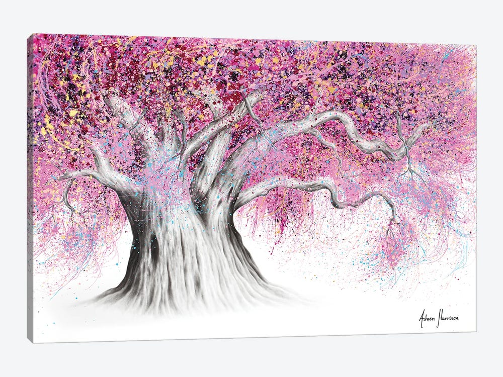 Pink Party Tree by Ashvin Harrison 1-piece Canvas Art