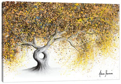 Lemon Pepper Tree Canvas Art Print - Hyper-Realistic & Detailed Drawings