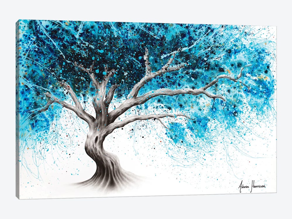 Moonlight Echo Tree by Ashvin Harrison 1-piece Canvas Art