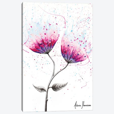 Due Bloom Canvas Print #VIN653} by Ashvin Harrison Canvas Artwork