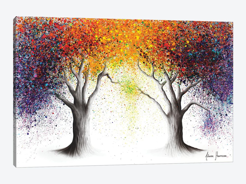 Paralleled Prism Trees by Ashvin Harrison 1-piece Canvas Print