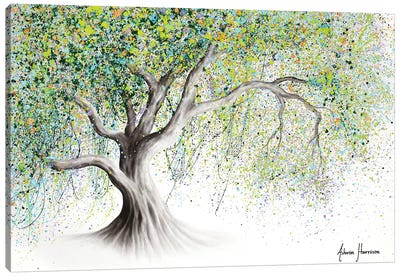 Bright Memory Tree Canvas Art Print - Hyper-Realistic & Detailed Drawings