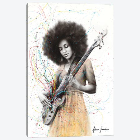 Bass Funk Canvas Print #VIN661} by Ashvin Harrison Art Print