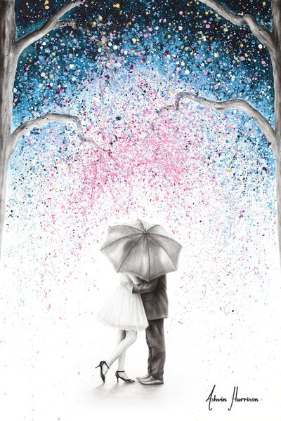 Umbrellas: The Midnight Kiss by Ashvin Harrison