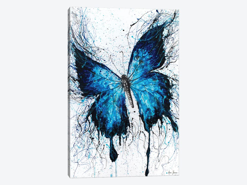 Night Sky Butterfly by Ashvin Harrison 1-piece Canvas Wall Art