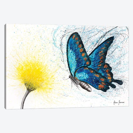 Bloomful Butterfly Canvas Print #VIN691} by Ashvin Harrison Canvas Wall Art