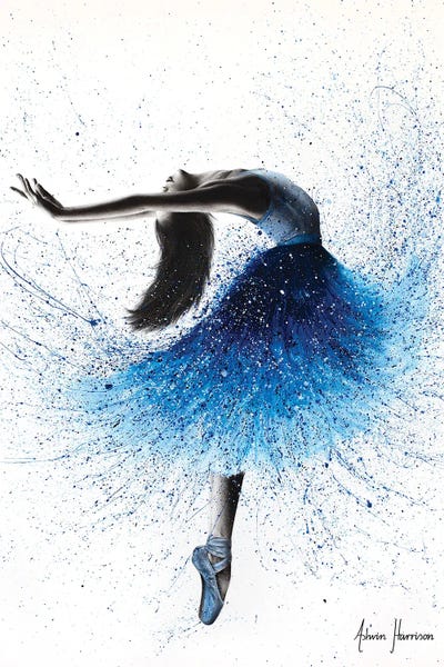 Hyper-Realistic & Detailed Drawings: Crystal Fountain Dance by Ashvin Harrison