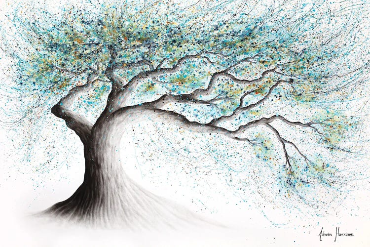 Lucent Lake Tree by Ashvin Harrison wall art