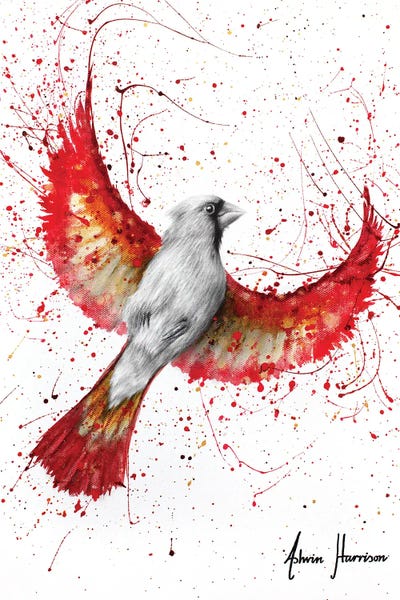 Cardinals: Golden Feather Cardinal by Ashvin Harrison