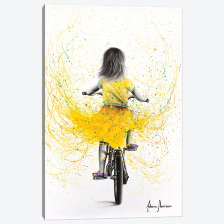 Beach Daisy Ride Canvas Print #VIN710} by Ashvin Harrison Canvas Art Print