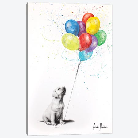 Proud Puppy Canvas Print #VIN712} by Ashvin Harrison Canvas Print