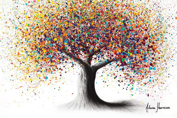 Rainbow Soul Tree by Ashvin Harrison canvas print