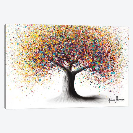 Rainbow Soul Tree Canvas Print #VIN714} by Ashvin Harrison Canvas Art