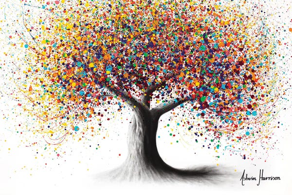 Browse art that iCanvas customers also bought: Rainbow Soul Tree (2020)