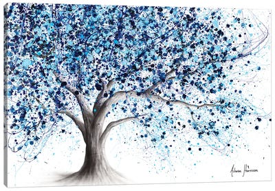 Marine Tree Canvas Art Print - Hyper-Realistic & Detailed Drawings