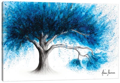 Dreamy Night Tree Canvas Art Print - Ashvin Harrison