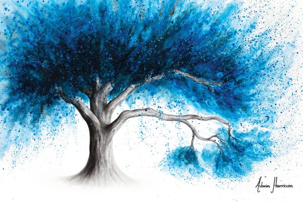Hyper-Realistic & Detailed Drawings: Dreamy Night Tree by Ashvin Harrison