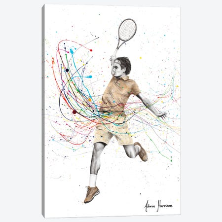 A Champion Swing Canvas Print #VIN726} by Ashvin Harrison Art Print