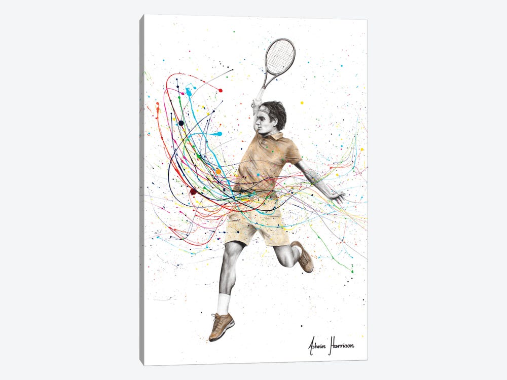 A Champion Swing by Ashvin Harrison 1-piece Canvas Art Print