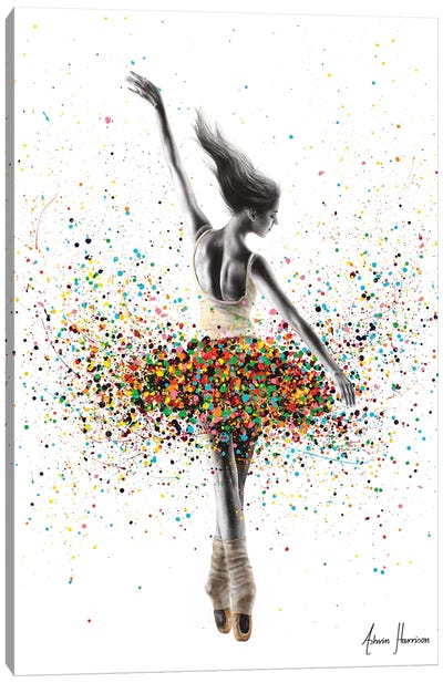 The Dance Dreamer Canvas Art Print - Hyper-Realistic & Detailed Drawings