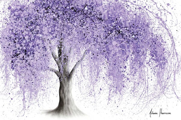 Abstract: Purple Wishing Willow by Ashvin Harrison