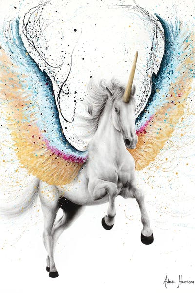 Hyper-Realistic & Detailed Drawings: Whimsical Unicorn by Ashvin Harrison
