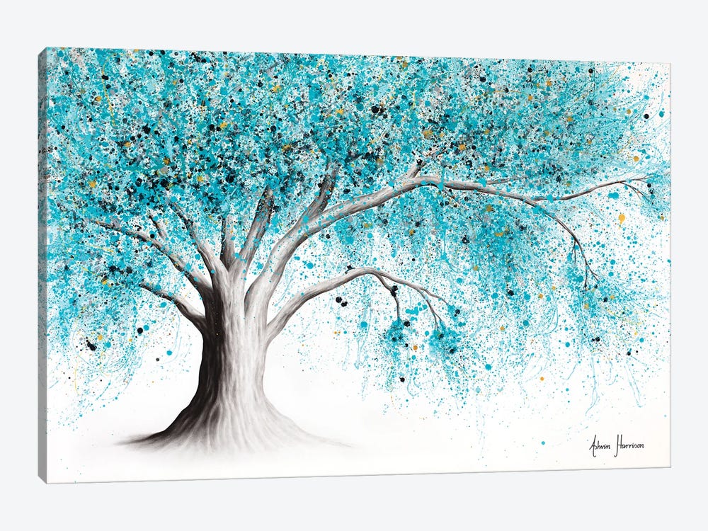 Winter Gemstone Tree by Ashvin Harrison 1-piece Canvas Wall Art