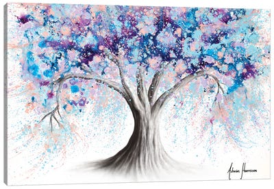 Motivational Soul Tree Canvas Art Print - Hyper-Realistic & Detailed Drawings
