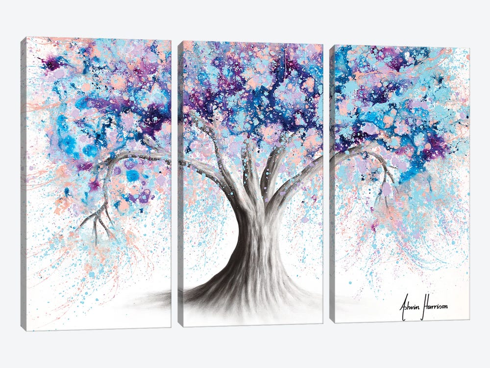Motivational Soul Tree by Ashvin Harrison 3-piece Canvas Wall Art