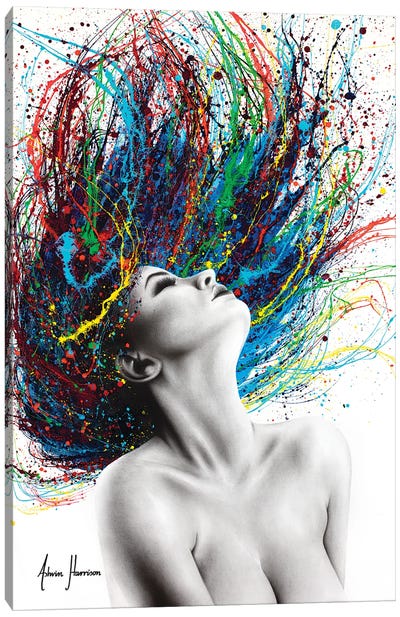 The Passionate Canvas Art Print - Hair & Beauty Art