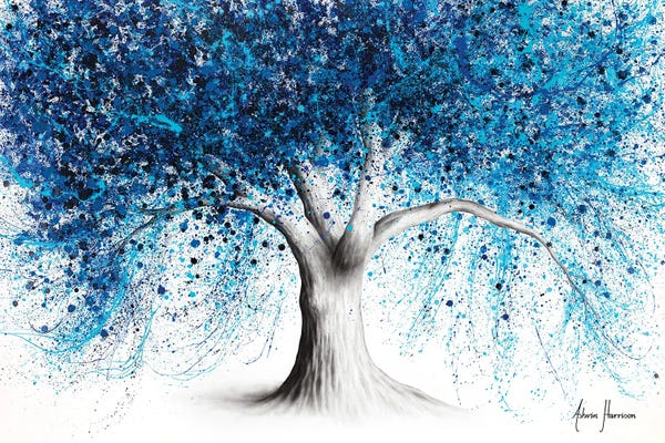 Hyper-Realistic & Detailed Drawings: Indigo Inception Tree by Ashvin Harrison
