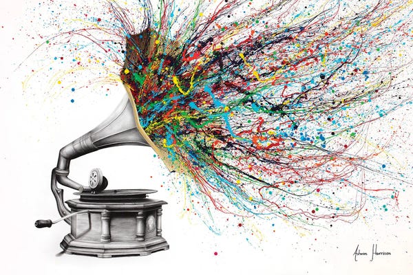 Big Prints & Large Wall Art - Canvas Prints: Radical Rhapsody by Ashvin Harrison