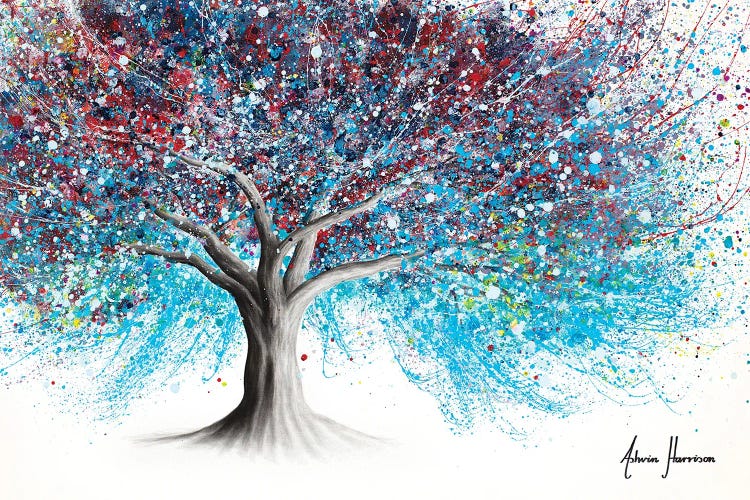 Night Lights Tree by Ashvin Harrison wall art