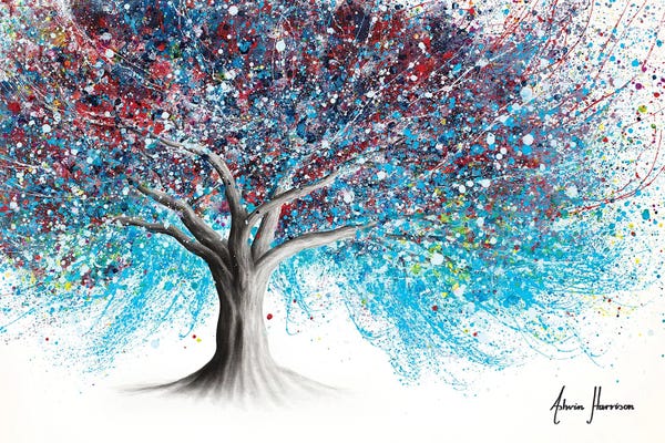 Hyper-Realistic & Detailed Drawings: Night Lights Tree by Ashvin Harrison
