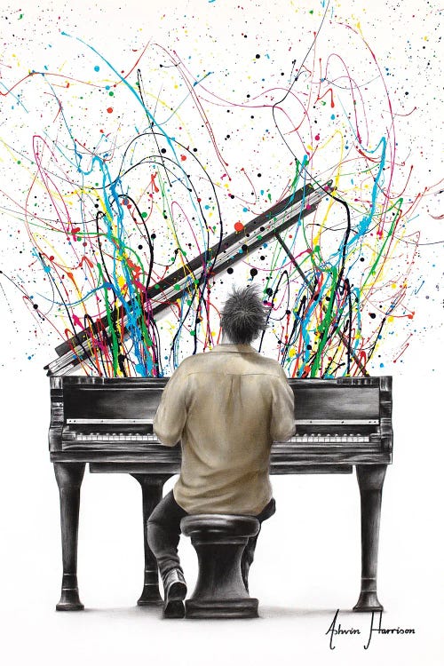 The Piano Solo by Ashvin Harrison wall art