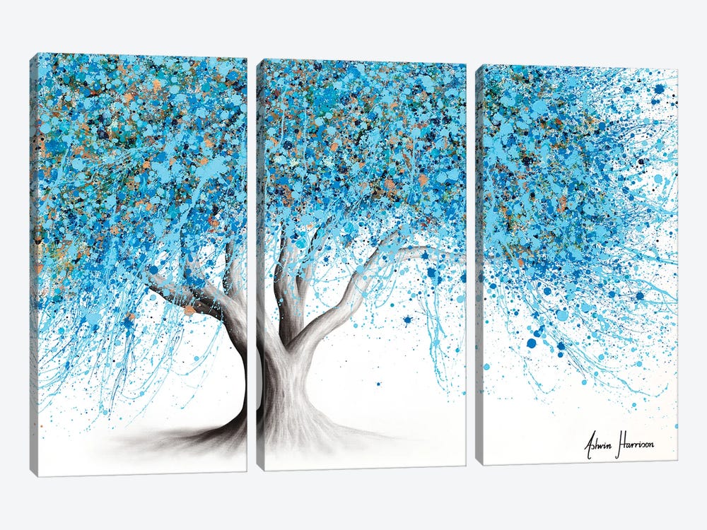 Tranquility Tree by Ashvin Harrison 3-piece Canvas Art Print