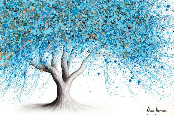 Contemporary Fine Art: Tranquility Tree by Ashvin Harrison
