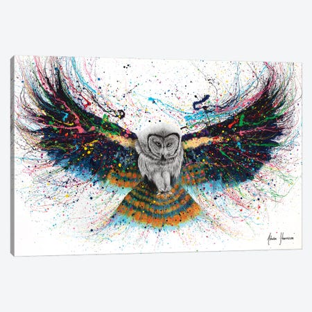 Hypnotic Twilight Owl Canvas Print #VIN771} by Ashvin Harrison Art Print