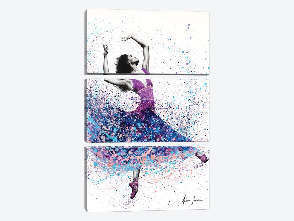 Powerful Passion Dance by Ashvin Harrison 3-piece Art Print