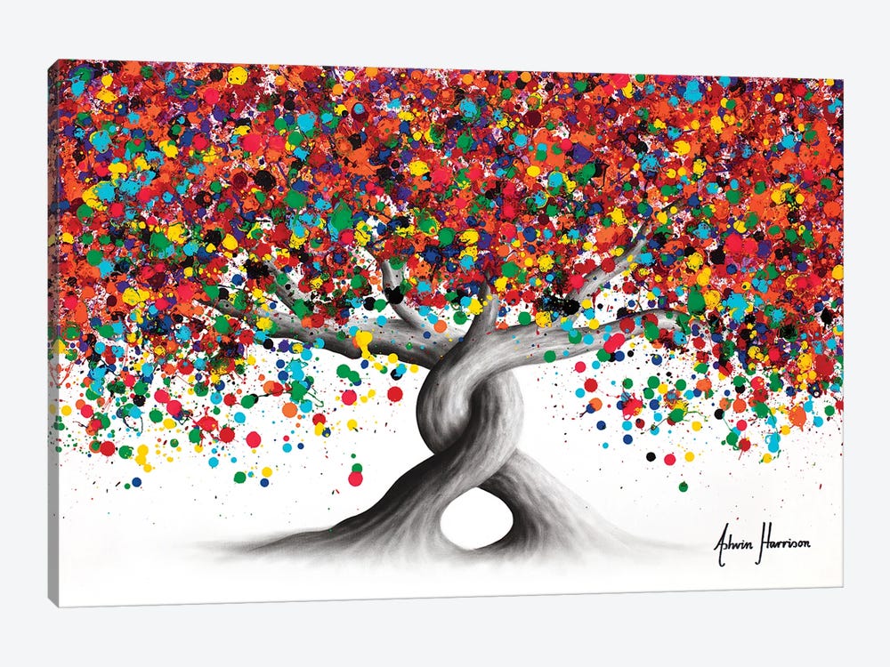 Candy Twist Trees by Ashvin Harrison 1-piece Art Print