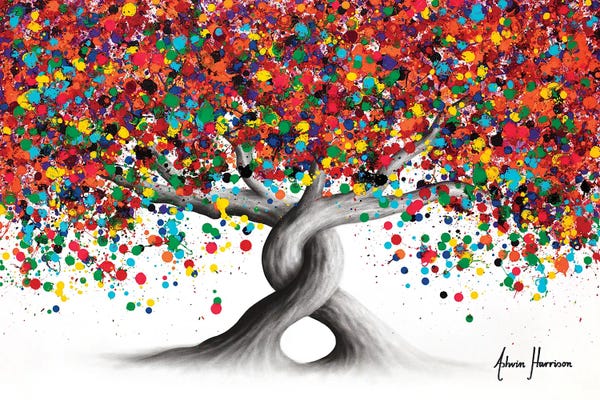 Hyper-Realistic & Detailed Drawings: Candy Twist Trees by Ashvin Harrison
