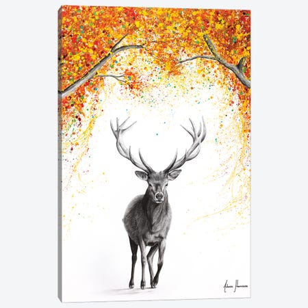 The Deer Dreamer Canvas Print #VIN783} by Ashvin Harrison Canvas Artwork