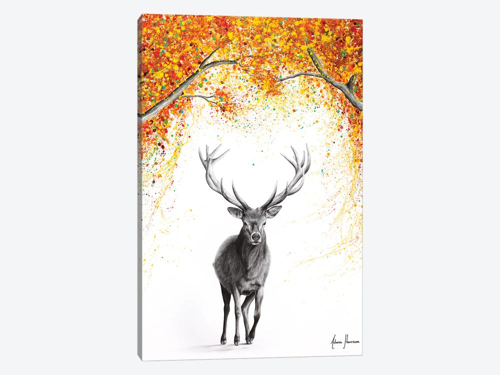 The Deer Dreamer by Ashvin Harrison 1-piece Canvas Artwork