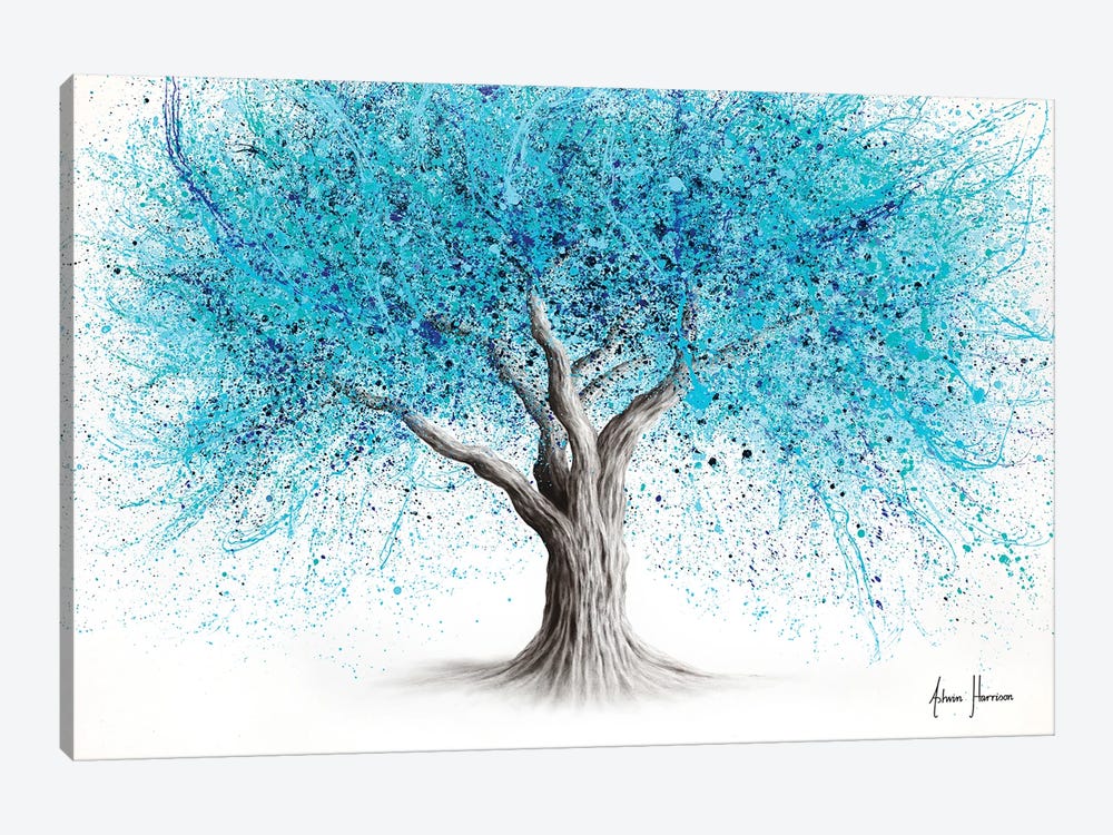 Blue Blossom Tree by Ashvin Harrison 1-piece Canvas Print