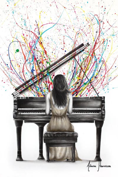 Grand Piano Solo Art Print от AshvinGrand Piano Solo Art Print от Ashvin  