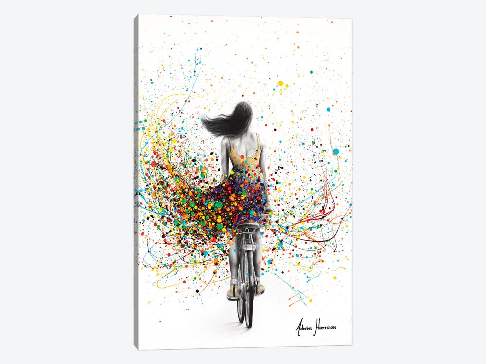 City Cycle by Ashvin Harrison 1-piece Canvas Art Print